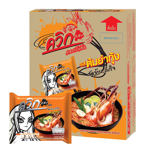บะหมี่กึ่งสำเร็จรูป รสต้มยำกุ้ง ตราควิก 30 ซอง