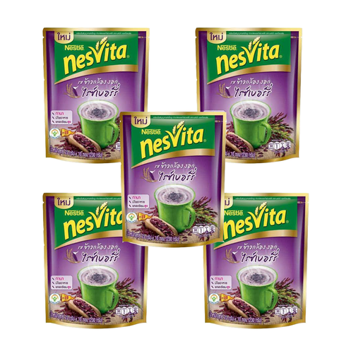 Nesvita รสข้าวกล้องงอก ไรซ์เบอร์รี่ 230 กรัม (10 ซอง) *5 แพ็ค*