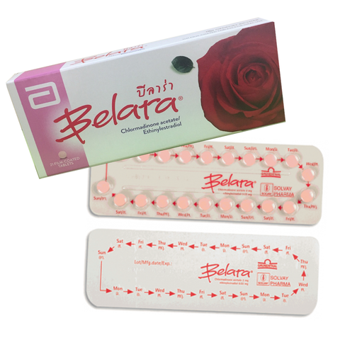 ยาคุม Belara (บีลาร่า) (21 เม็ด)