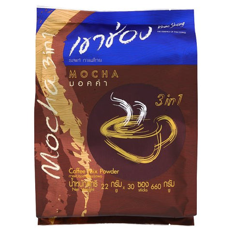 เขาช่อง มอคค่า 3 อิน 1 กาแฟปรุงสำเร็จชนิดผง 22กรัม x 30 ซอง *1แพ็ค*