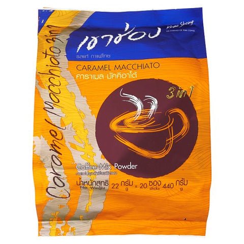 เขาช่อง 3 อิน 1 คาราเมล มัคคิอาโต้ กาแฟปรุงสำเร็จชนิดผง 22กรัม x 20 ซอง *1แพ็ค*