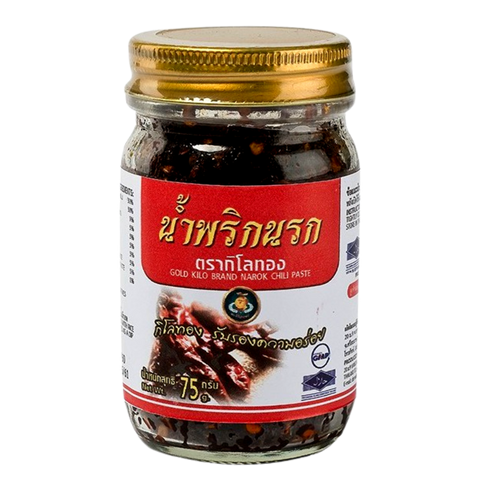 น้ำพริกนรก ตรากิโลทอง ขนาด 75 กรัม