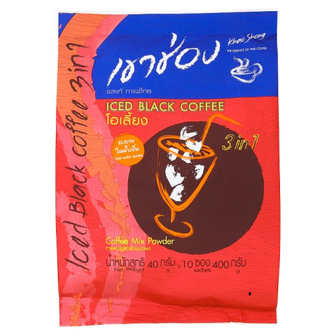 เขาช่อง 3 อิน 1 โอเลี้ยง กาแฟปรุงสำเร็จชนิดผง 40กรัม x 10 ซอง *1แพ็ค*