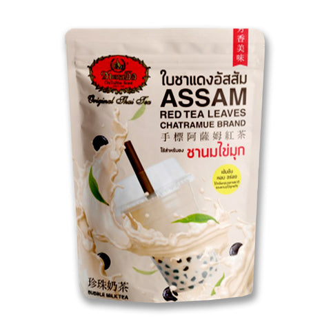 ชาตรามือ ใบชาแดงอัสสัมสำหรับชานมไข่มุก 250 กรัม