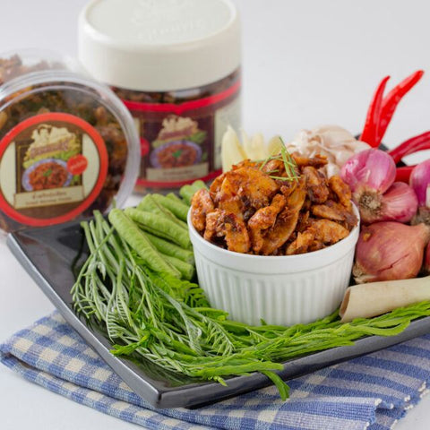 น้ำพริกกุ้งเสียบ ตราคุณแม่จู้ ขนาด 70 กรัม