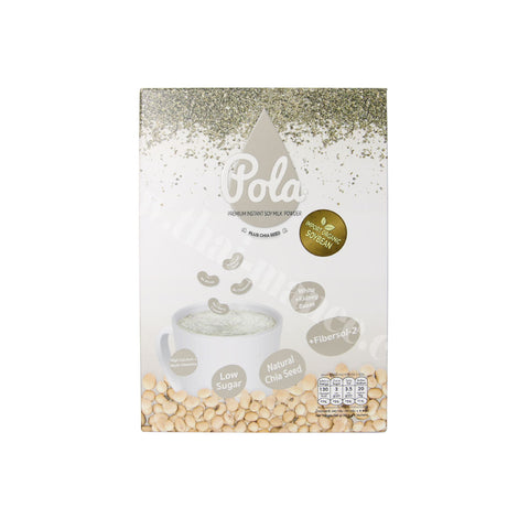 Polar soymilk รสธรรมชาติผสมเมล็ดเชียบด