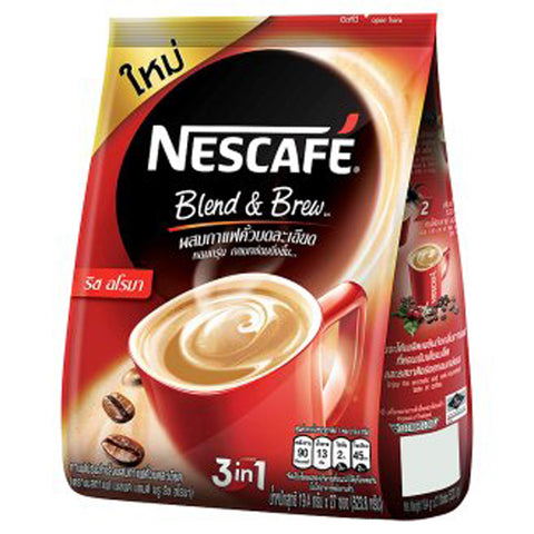ริช อโรมา สีแดง เนสกาแฟ เบลนด์ แอนด์ บรู 19.4 กรัม x 27 ซอง