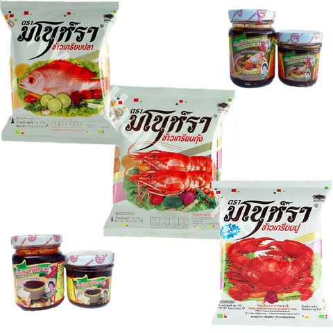 ข้าวเกรียบ มโนราห์+น้ำพริกเผา แม่มารศรี (รสใดก็ได้)