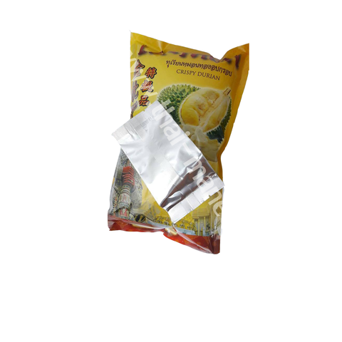 ทุเรียนหมอนทองอบกรอบ ตราละมุน (THAI FRUIT DURIAN NATURAL HEALTHY DELICIOUS FREEZE DRIED SNACK FOOD)