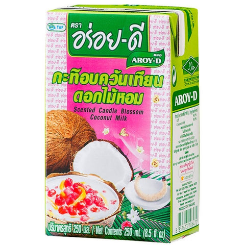 กะทิอบควันเทียนดอกไม้หอม ตราอร่อย-ดี 250 กรัม