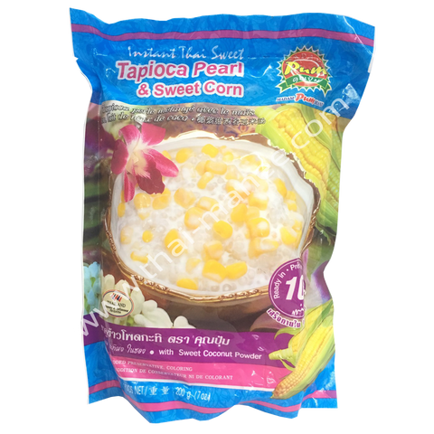 สาคู ข้าวโพดกะทิ ตราคุณปุ้ม (Tapioca Pearl & Sweet Corn)
