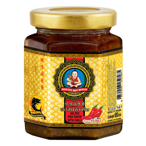 ซอสปลาเค็ม ตราเด็กสมบูรณ์ สูตรเผ็ด 180 กรัม