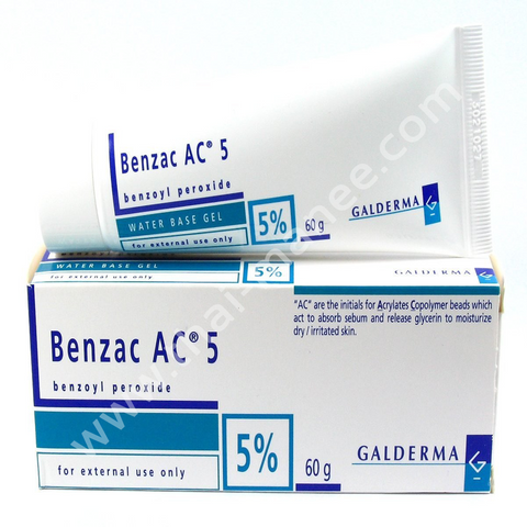 Benzac AC 5% **60 กรัม**
