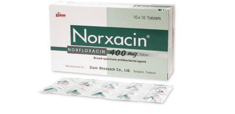 norfloxacin 400mg 1 แผง
