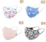 NaRaYa ผ้าปิดจมูกนารายาพิมพ์ลาย รุ่นใหม่ กันน้ำ (แพ็ค 4 ชิ้น)