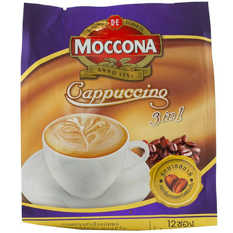 มอคโคน่าทรีโอ กาแฟปรุงเร็จชนิดผง รสคาปูชิโน 300 กรัม (12 ซอง) **1 แพ็ค**