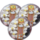 ขนมดอกลำดวนขาว White Lamduan Flower Cookies จันทร์นิมิตร 100 g. 3 กล่อง
