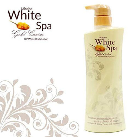 โลชั่น Mistine White Spa Gold Caviar ขนาด 400 ml