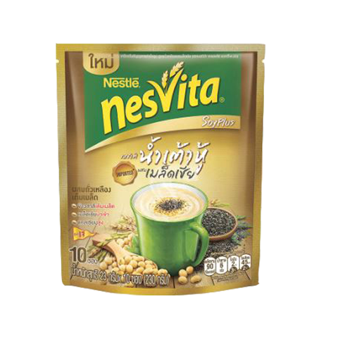 Nesvita น้ำเต้าหู้ผสมเมล็ดเซีย  230 g. (10 ซอง)