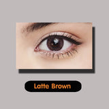 Lollipop Contact Lens On Style #Latte Brown ชนิดรายเดือน
