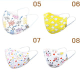 NaRaYa ผ้าปิดจมูกนารายาพิมพ์ลาย รุ่นใหม่ กันน้ำ (แพ็ค 4 ชิ้น)