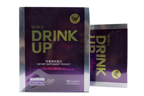 WIWA COLLAGEN DRINK UP  2 กล่อง 20  ซอง