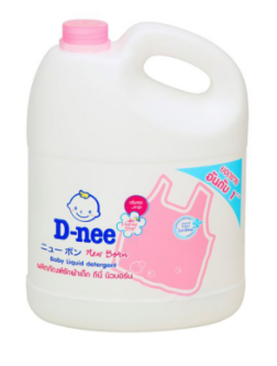 D-neeดีนี่ นิวบอร์น ผลิตภัณฑ์ซักผ้าเด็ก กลิ่นฮันนี่สตาร์(3000ml.1แกลอน)