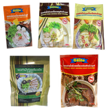 ผงทำน้ำก๋วยเตี๋ยวสำเร็จรูป GOSTO **มี 5 เมนู**