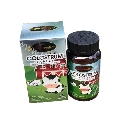 Auswelllife COLOSTRUM 1000 mg.บรรจุ 100 เม็ด