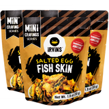 IRVINS หนังปลาทอดกรอบ รสไข่เค็ม ขนาด 105 กรัม