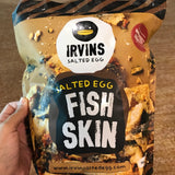IRVINS หนังปลาทอดกรอบ รสไข่เค็ม ขนาด 105 กรัม