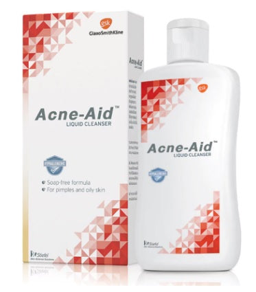 Acne Aid Liquid Cleanser สำหรับผู้มีปัญหาสิว เหมาะสำหรับผิวมัน ถึงผิวผสม 100 มล.