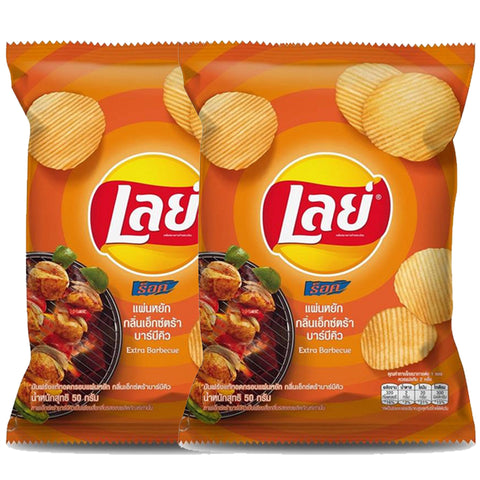 เลย์ร็อค รสบาร์บีคิว 50 กรัม /ซอง X 2 ซอง