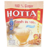 HOTTA ฮอทต้า ขิง 100% เครื่องดื่มขิงผงสำเร็จรูปไม่มีน้ำตาลทราย 7กรัม บรรจุ 10 ซอง